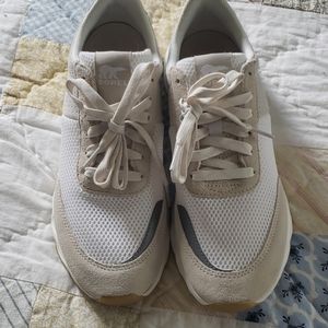 SOREL Womens Sneakers Wht/Cream Sz 9